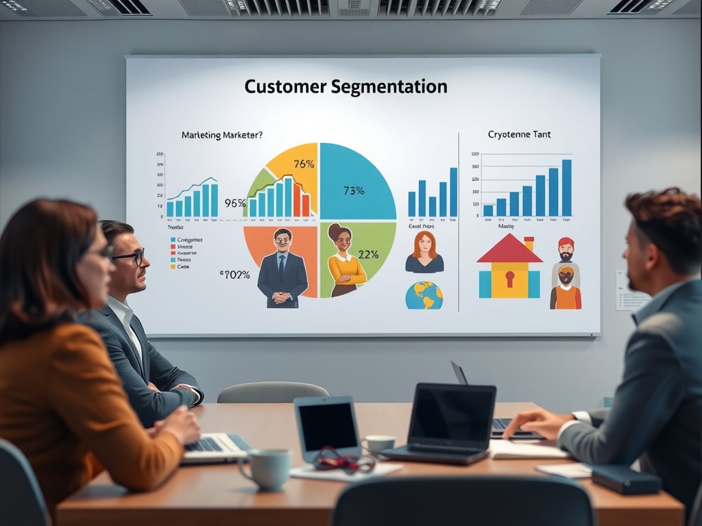 Graphiques de segmentation de la clientèle en marketing automation