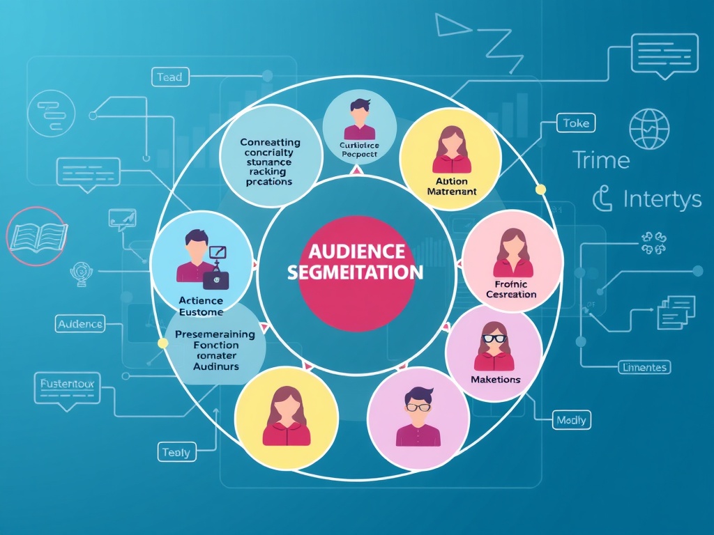 Graphique illustrant la segmentation de l'audience