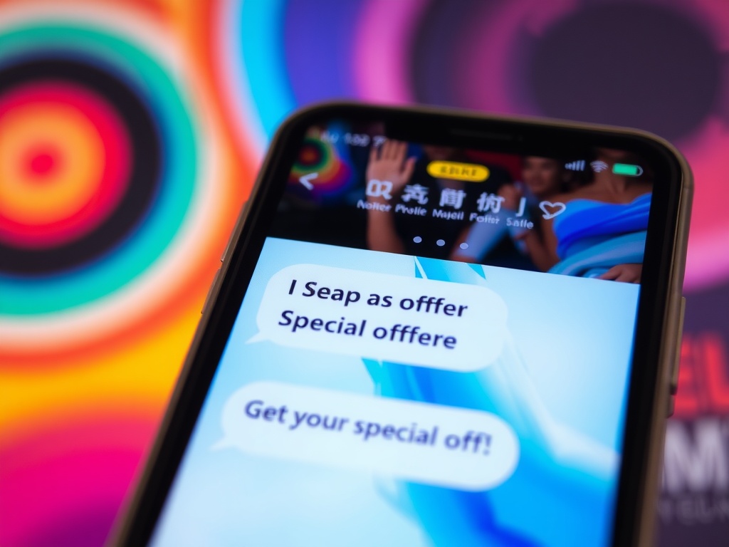 Image illustrant une offre spéciale sur un smartphone