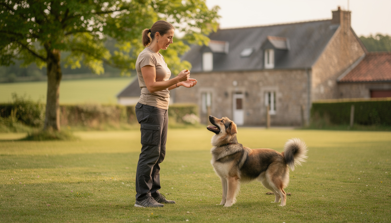 découvrez emma fonlladossa, éducatrice canine à plésidy, engagée pour une éducation canine respectueuse, sans violence ni colliers électroniques, favorisant le bien-être et la confiance entre chiens et propriétaires.