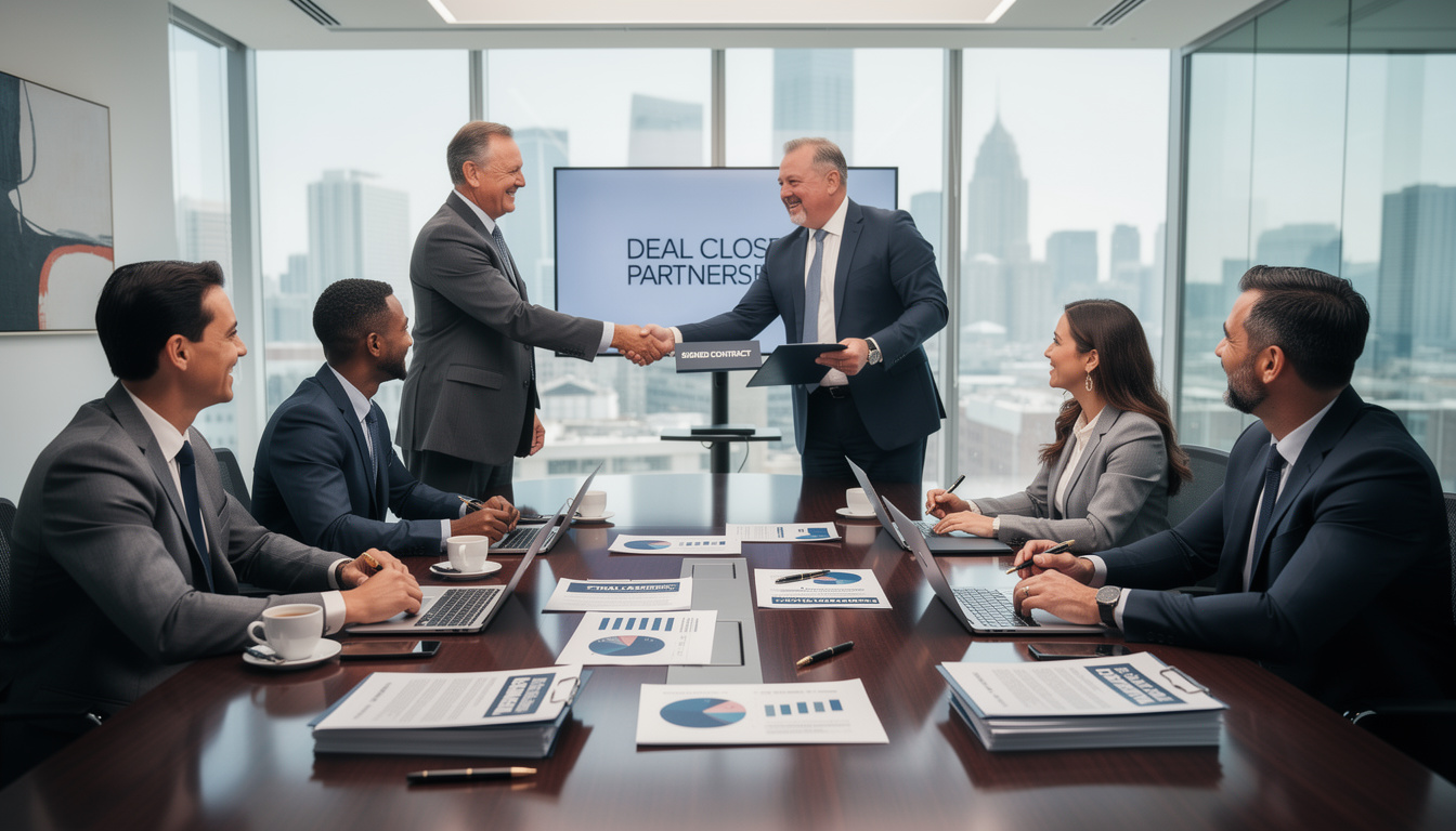 obiz : les conditions suspensives ont été levées, permettant enfin de conclure l'accord avec les partenaires et d'avancer vers la concrétisation du projet.