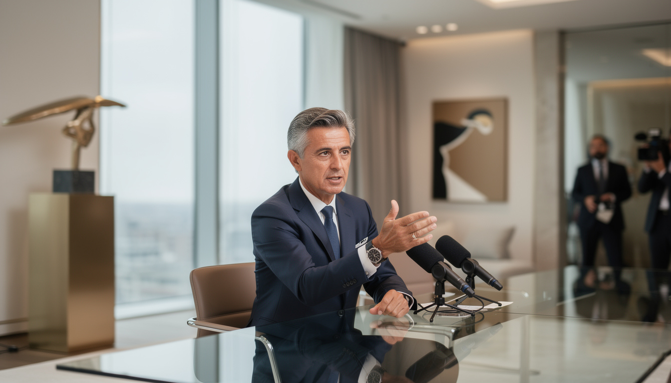 découvrez les déclarations de luca de meo, directeur général de kering, annonçant un moment décisif pour le groupe de luxe, marquant une étape clé dans son développement.