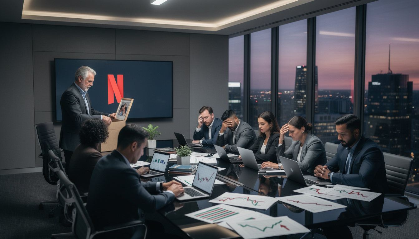 découvrez les enjeux actuels de netflix face à une crise majeure, avec des prévisions financières incertaines et le départ de son cofondateur reed hastings qui soulève de nouvelles inquiétudes pour l'avenir de la plateforme.