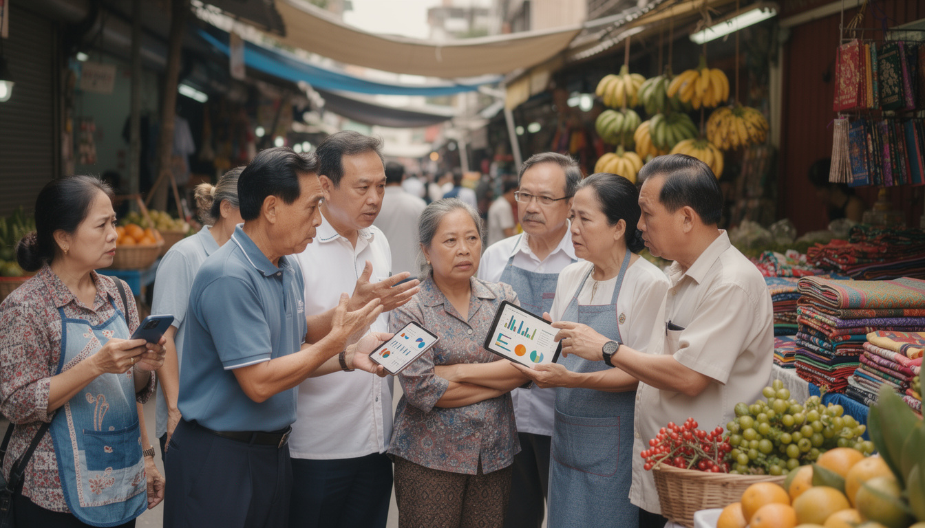 les commerçants thaïlandais demandent une régulation stricte des commissions appliquées par les plateformes numériques afin de garantir une équité commerciale.